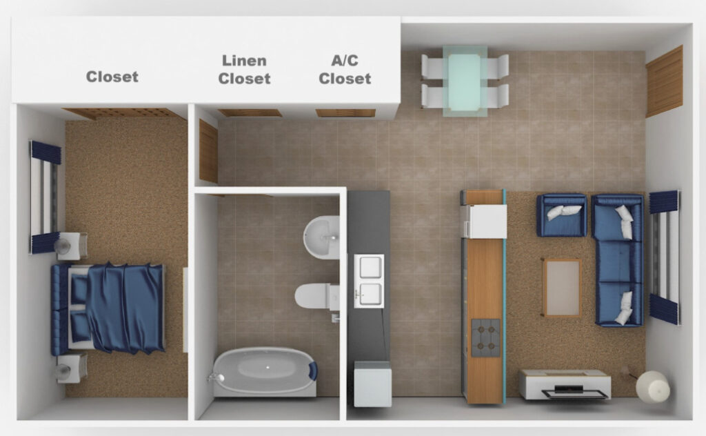 Floorplans – Santa Fe Trace Apartments